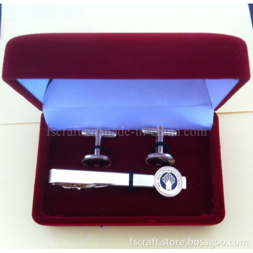 Tie Bar and Cufflinks with Gift Box